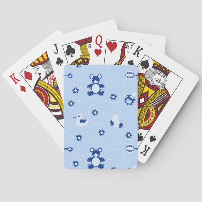 Baraja De Cartas Modelo del edredón del bebé (Reverso)