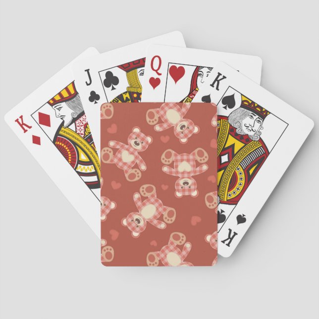 Baraja De Cartas modelo del remiendo del oso (Reverso)
