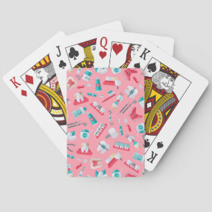 Baraja De Cartas Modelo dental rosado