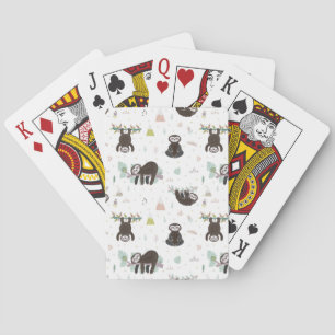 Baraja De Cartas Modelo dulce soñoliento de la pereza