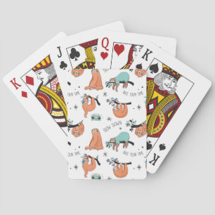 Baraja De Cartas Modelo lindo de la pereza
