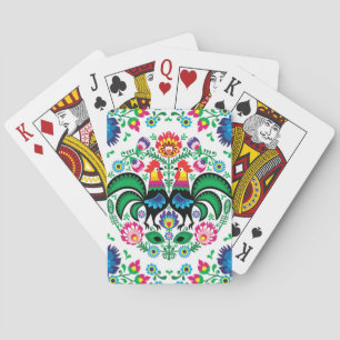 Baraja De Cartas Modelo polaco cuadrado del gallo