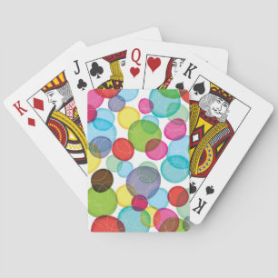 Baraja De Cartas Modelo redondo 2 de los niños de las burbujas