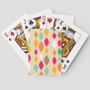 Baraja De Cartas Modelo retro del extracto del estilo