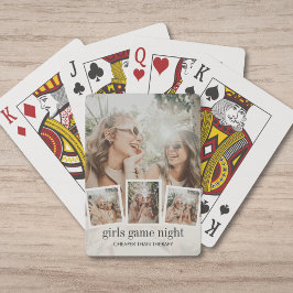 Baraja De Cartas Modern Friends Photo Collage Girls Night Games