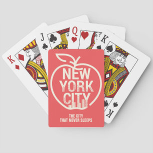 Baraja De Cartas Moderna ciudad Nueva York de la Gran Manzana