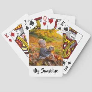 Baraja De Cartas Moderna sala de fotos personalizada con niños