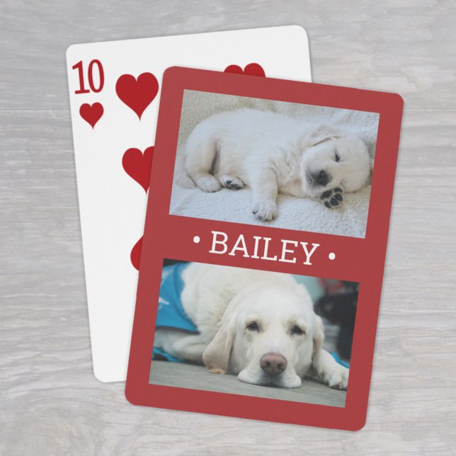 Baraja De Cartas Moderno 2 Perro fotográfico o cualquier otro nombr (Subido por el creador)