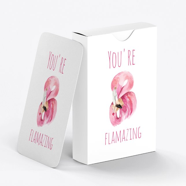 Baraja De Cartas Moderno, Es Flamante Belleza Flamingo Rosa (Subido por el creador)