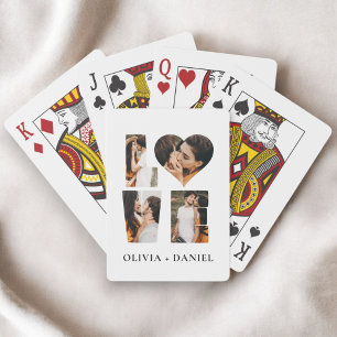 Baraja De Cartas Moderno LOVE Heart Photo Instagram El día de San V