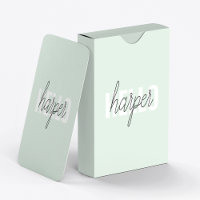 Moderno Pastel Mint Hello Y You Name
