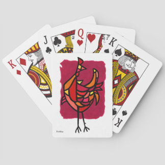 Baraja De Cartas Moderno Rooster de Mid Century