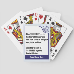 Baraja De Cartas Modifique su propia baraja para requisitos