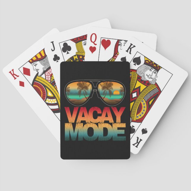Baraja De Cartas Modo Vacaciones (Reverso)