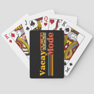 BARAJA DE CARTAS MODO VACACIONES PALMERA FAMILIA VACACIONES 