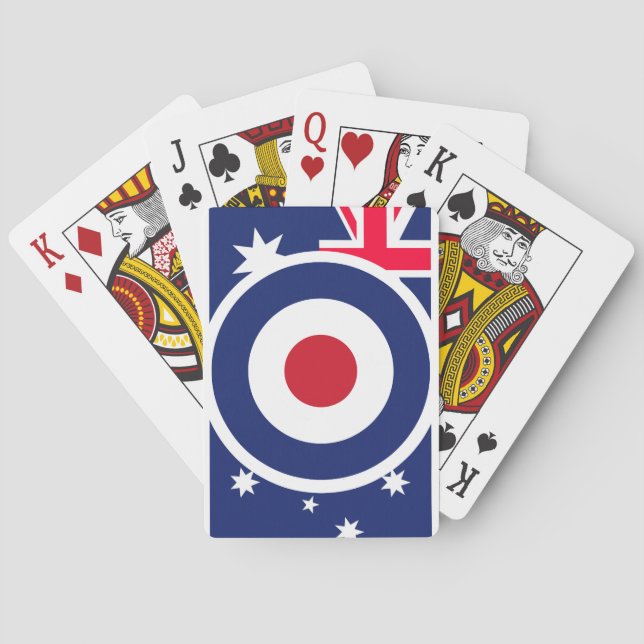 Baraja De Cartas Modos de destino de Mod Australia Roundel (Reverso)