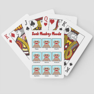 Baraja De Cartas Modos de mono de sock