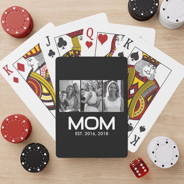 Baraja De Cartas Mom Established Bold Black 3 Photo  (Subido por el creador)