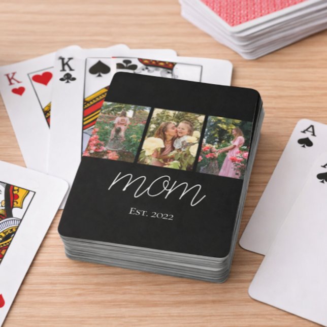 Baraja De Cartas Mom Established Modern Bold Script Black 3 Photo (Subido por el creador)