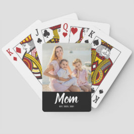 Baraja De Cartas Mom Established Modern Script Photo