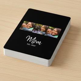 Baraja De Cartas Mom Established Script Black 3 Photo 