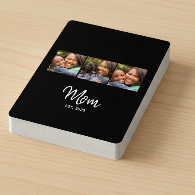 Baraja De Cartas Mom Established Script Black 3 Photo  (Subido por el creador)