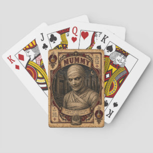Baraja De Cartas Momia, Monstruos de Circo Antiguo