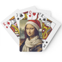 Mona Lisa con sombrero de Santa - vibraciones fest