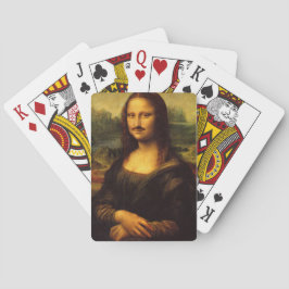 Baraja De Cartas mona lisa mustache