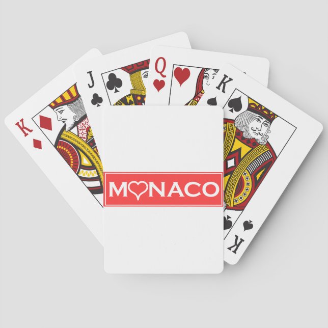 Baraja De Cartas Mónaco (Reverso)
