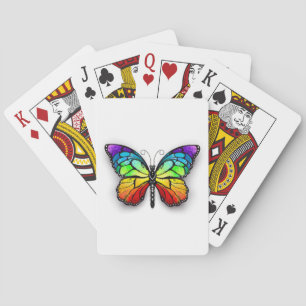 Baraja De Cartas Monarca de mariposa arcoiris