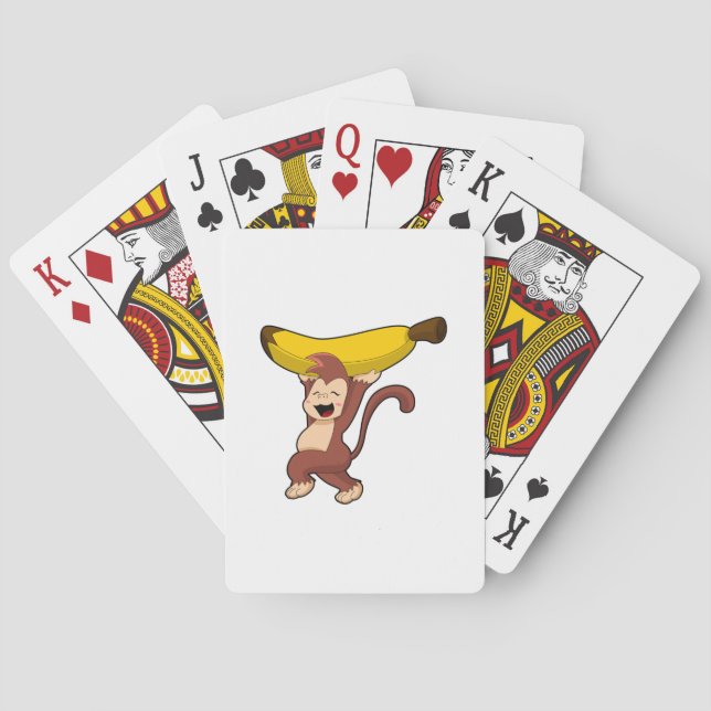 Baraja De Cartas Monkey with Banana (Reverso)