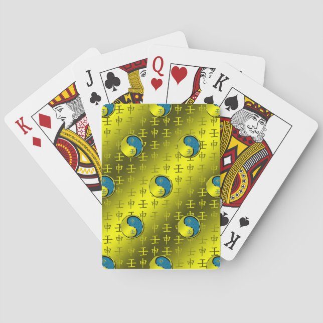 Baraja De Cartas Mono de Agua (Reverso)