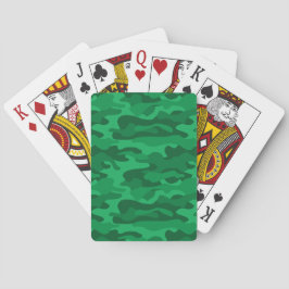 Baraja De Cartas Monocolor verde español
