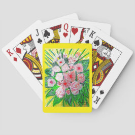 Baraja De Cartas Monocromático, Rosas, Dianthus caryophyllus,  Gerb