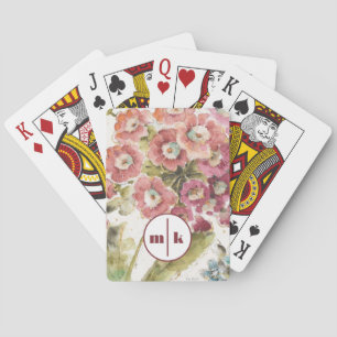 Baraja De Cartas Monogram   Pink Primrose