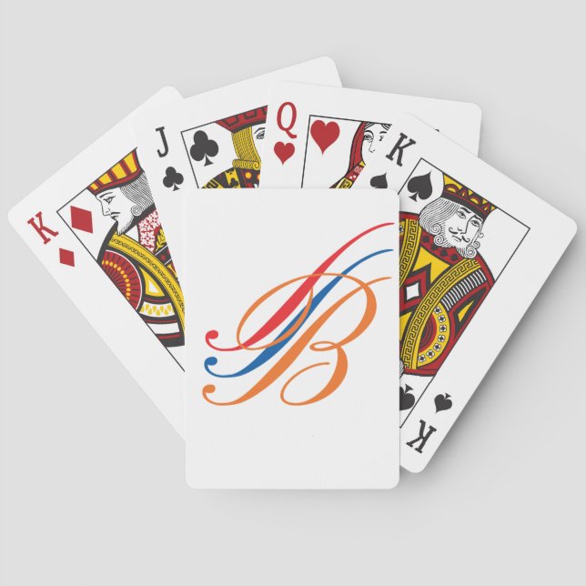 Baraja De Cartas monograma (Reverso)