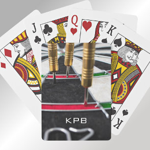 Baraja De Cartas Monograma, Agrega Tu Foto Vertical, Deportes Famil