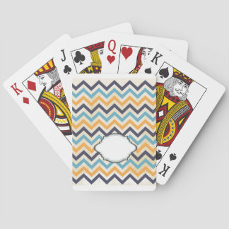 Baraja De Cartas Monograma de patrón personalizado