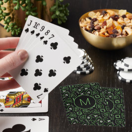 Baraja De Cartas Monograma del patrón Lizard