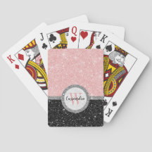 Monograma del Purpurina negro Girona