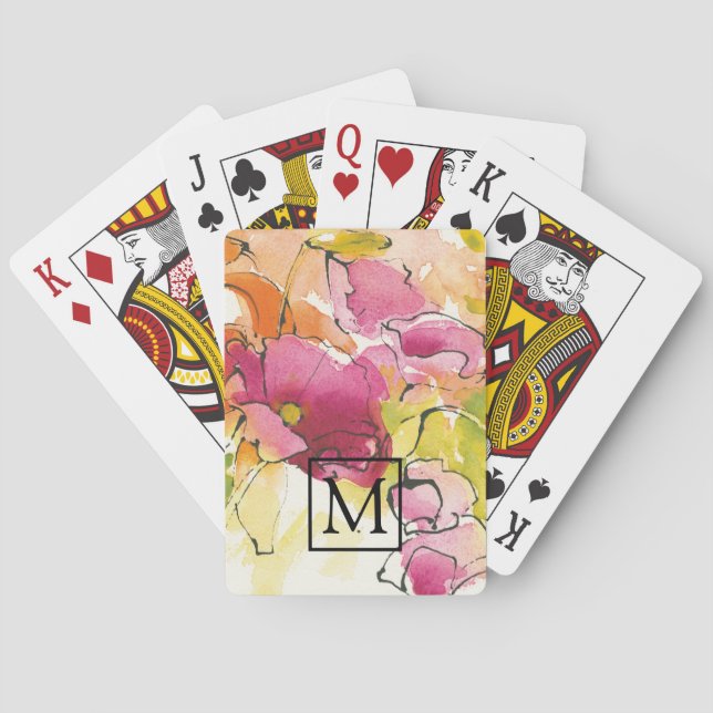 Baraja De Cartas Monograma el | mediados de julio (Reverso)