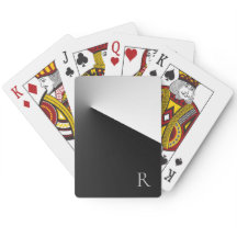 Monograma simple blanco negro