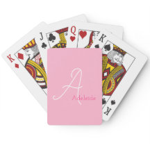 Monograma sinusal rosa pastel