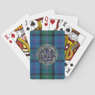 Baraja De Cartas Monograma tradicional MacThomas Clan Tartán