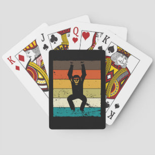 Baraja De Cartas Monos mono vintage chimpancé mono chimpancé