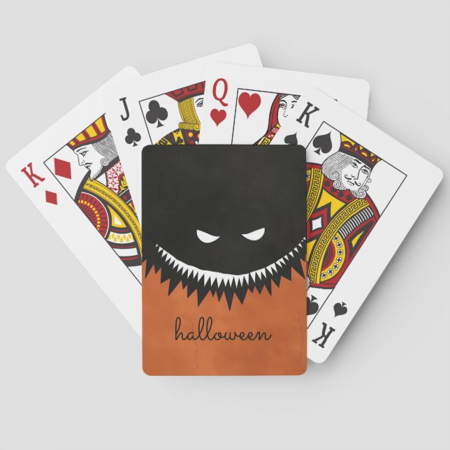 Baraja De Cartas Monstruo de Halloween (Reverso)