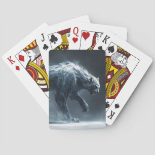 Baraja De Cartas monstruo de pantera de fantasía