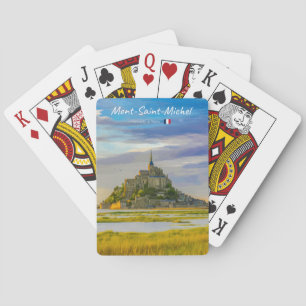 Baraja De Cartas Mont-Saint-Michel, Francia - Abadía Medieval