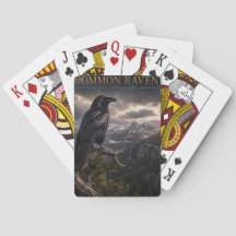 Montaña Common Raven Wilderness ANIMALES Póker